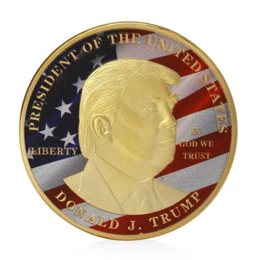 2020 Hot Sale Donald Trump President Historical Coin Gold Silver Plated Bitcoin Collectible Gift Bit Coins Memorabilia