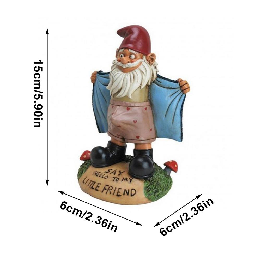 Creative Gnome Garden Statues Outdoor Gardening Dwarf Ornaments Dwarf Sexy Funny Garden Home Sculptures Decoartion Dropshipping