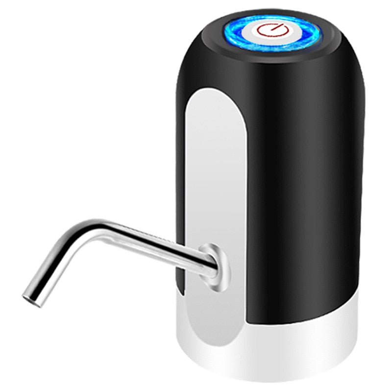 Home Gadgets Water Bottle Pump Mini Barreled Water Electric Pump USB Charge Automatic Portable Water Dispenser Drink Dispenser