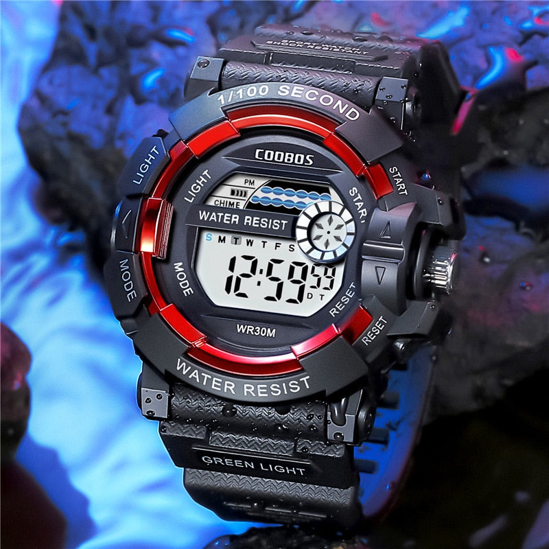 Fashion Men&#39;s LED Digital Watch Date Sport Outdoor Electronic Watch for Men Top Brand Luxury Military Watches relogio masculino