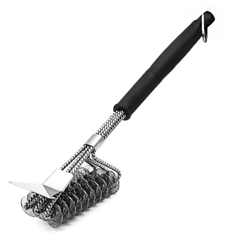 Grill Brush and Scraper,BBQ Cleaner Perfect Tools for All Grill Types Including Weber Ideal Barbecue Gadgets Accessories Brushes