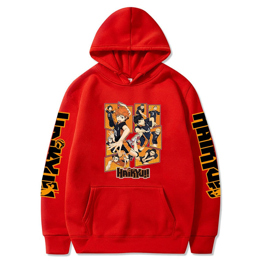 Anime Haikyuu Hoodies Sweatshirts Men/women Hip Hop Streetwear Hoodie Anime Hoodies Men&#39;s Sweatshirts