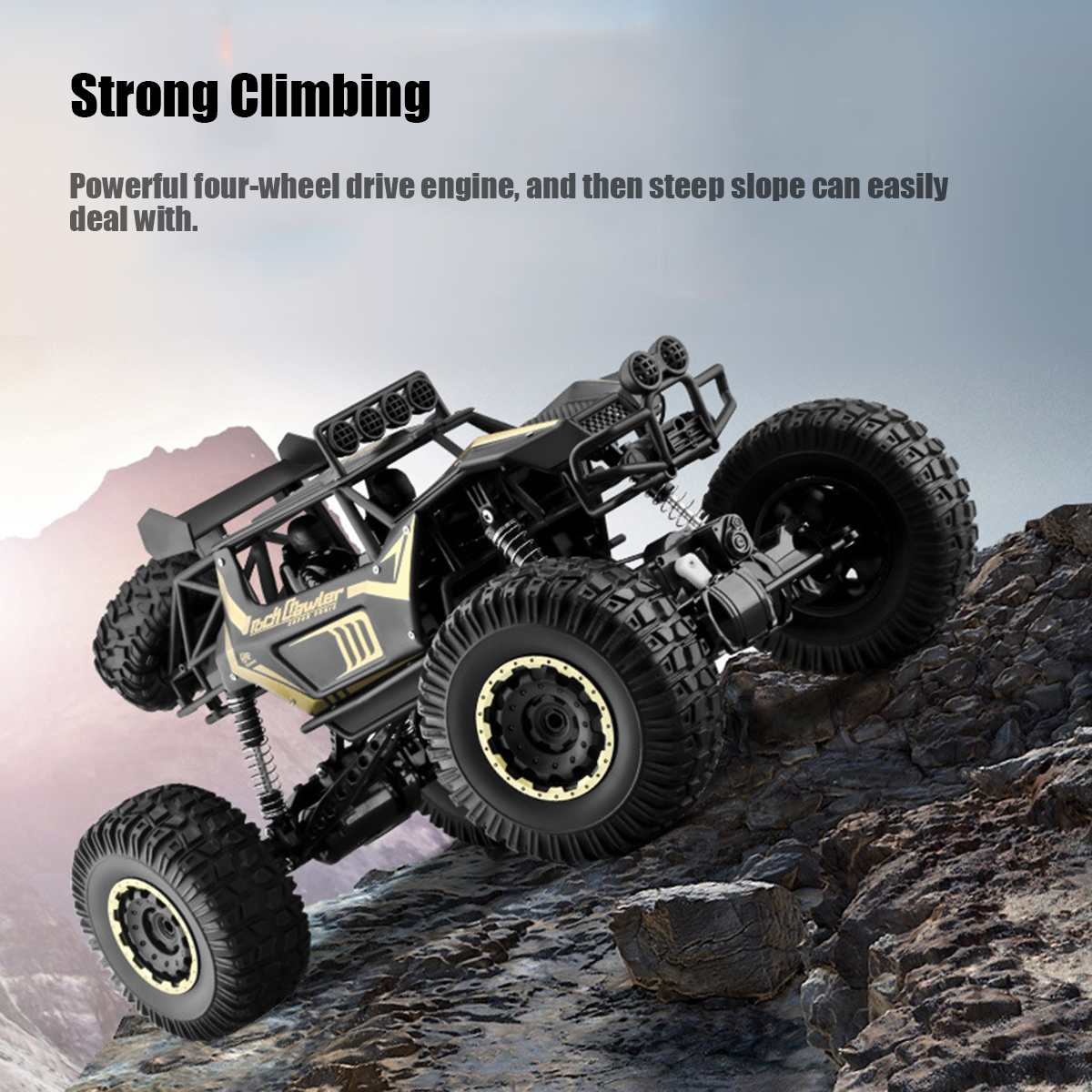 1:8 50cm RC Car 2.4G Radio Control 4WD Off-road Electric Vehicle Monster Buggy Remote Control Car Gift Toys For Children Boys