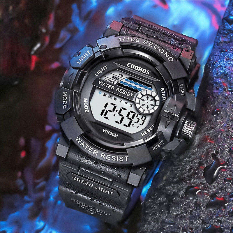 Fashion Men&#39;s LED Digital Watch Date Sport Outdoor Electronic Watch for Men Top Brand Luxury Military Watches relogio masculino