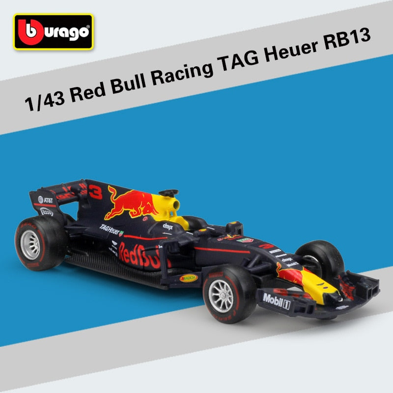 Bburago 1:43 2021 F1 Red Bull Racing RB16B 33# Verstappen 11# Sergio Perez Formula one Simulation alloy super toy car model