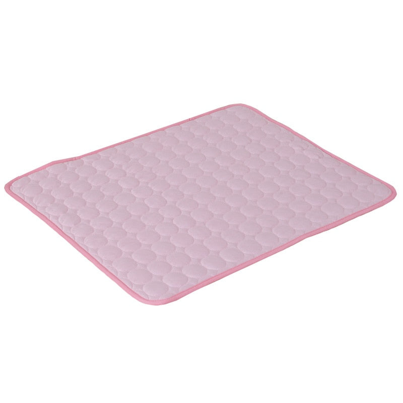 Dog Cooling Mat Summer Pad Mat For Dogs Cat Breathable Blanket Cat Ice Pads Washable Sofa Breathable Pet Dog Bed Pet Mats