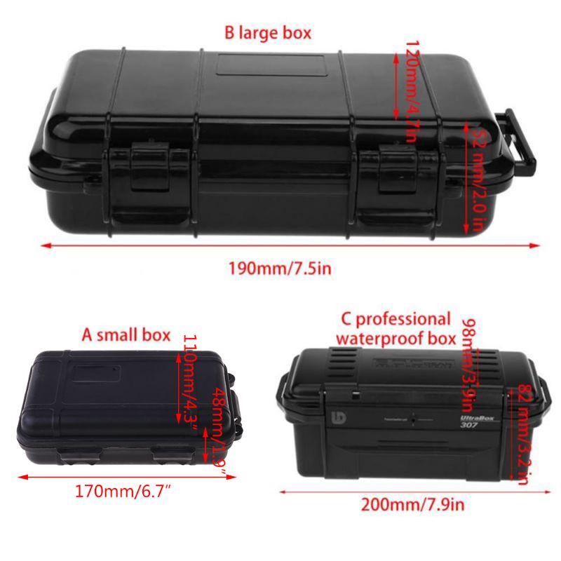 Waterproof Shockproof Box Phone Electronic Gadgets Airtight Outdoor Case D0AC