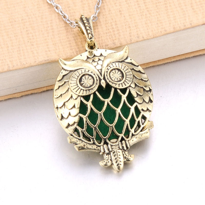 1pcs Aroma Diffuser Necklace Open Antique Vintage Lockets Pendant Perfume Essential Oil Aromatherapy Locket Necklace With Pads