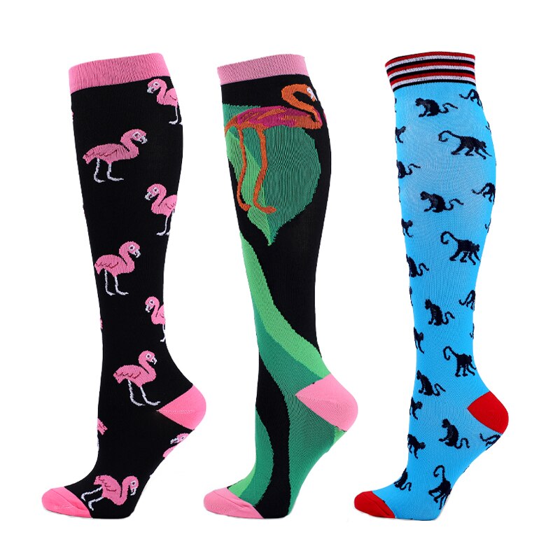 Compression Socks Women Men Best Running Athletic Outdoor Sports Crossfit Flight Travel Nurses Running Athletic Socks