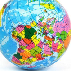 Stress Relief World Map Foam Ball Atlas Globe Palm Ball Planet Earth Ball Adult Kids Novelty Funny Gadgets Anti Stress Toys