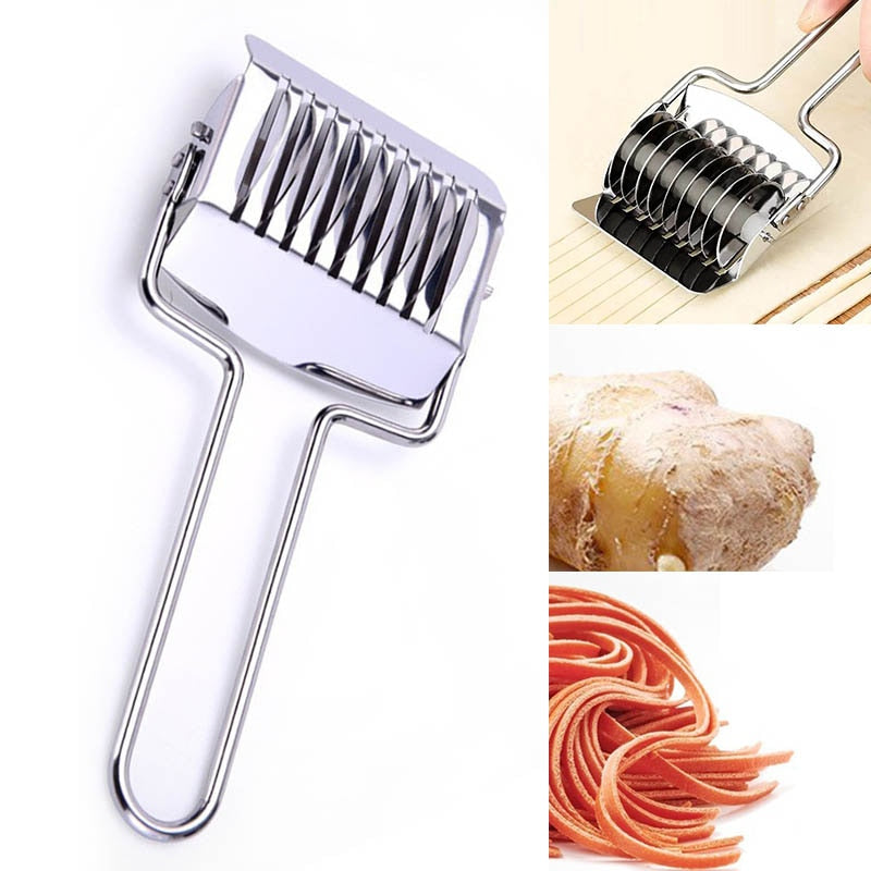 Pressing Machine  Non-slip Handle Kitchen Gadgets Spaetzle Makers Noodles Cut Knife 1PC Manual Section Shallot Cutter