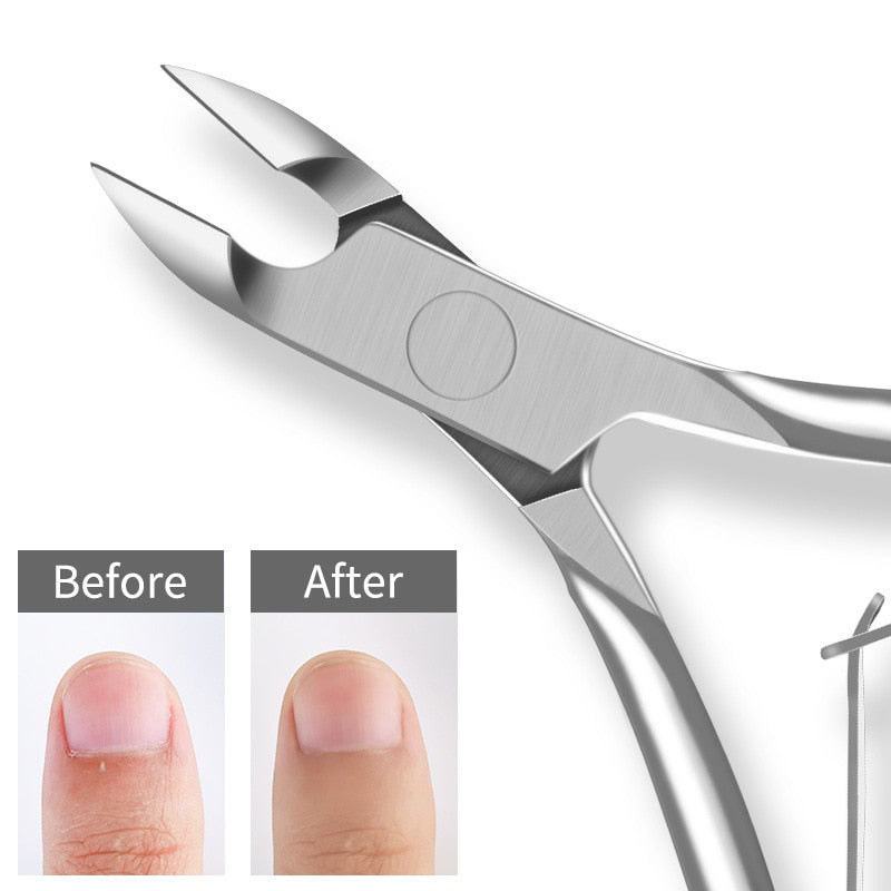 Stainless Steel Cuticle Nipper Professional Remover Scissors Finger Care Manicure Nail Clipper Dead Skin Tools Gold and Sliver