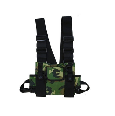 11 BYBB&#39;S DARK Function Tactical Chest Bag  Hip Hop Streetwear Men Functional Waist Bags Adjustable Pockets Waist Shoulder Bag