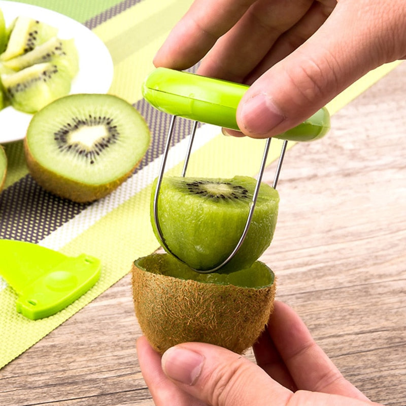 Kiwi Cutter Kitchen Detachable Creative Fruit Peeler Salad Cooking Tools Lemon Peeling Gadgets Kitchen Gadgets and Accessories