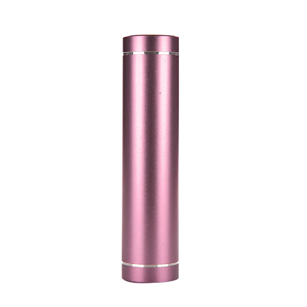 Mini Battery Bank Power Back Case Aluminum Cylindrical Cellphone 18650 Battery Backup Charger USB DIY Box Battery Storage Case