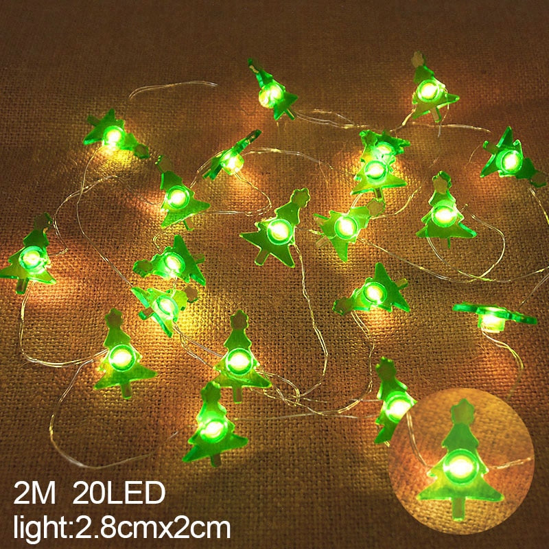 Snowflake LED Light Christmas Decorations For Home Hanging Garland Christmas Tree Decor Ornament 2022 Navidad Xmas Gift New Year