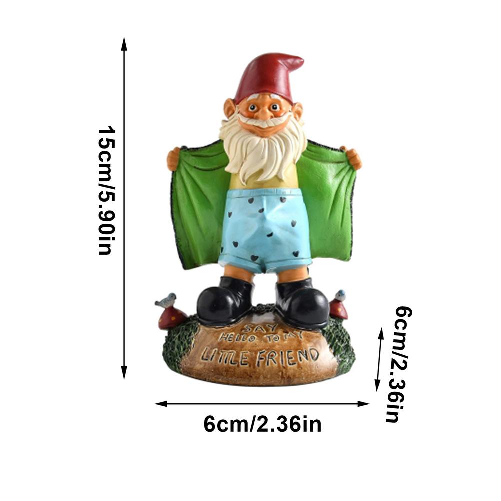 Creative Gnome Garden Statues Outdoor Gardening Dwarf Ornaments Dwarf Sexy Funny Garden Home Sculptures Decoartion Dropshipping