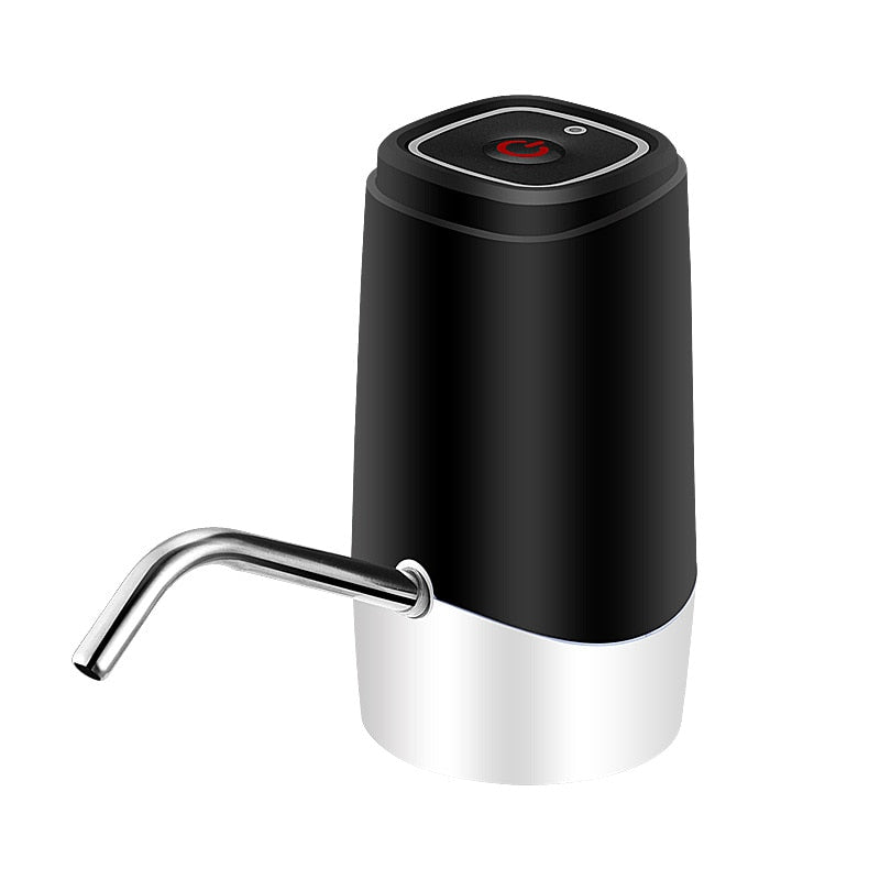 Home Gadgets Water Bottle Pump Mini Barreled Water Electric Pump USB Charge Automatic Portable Water Dispenser Drink Dispenser