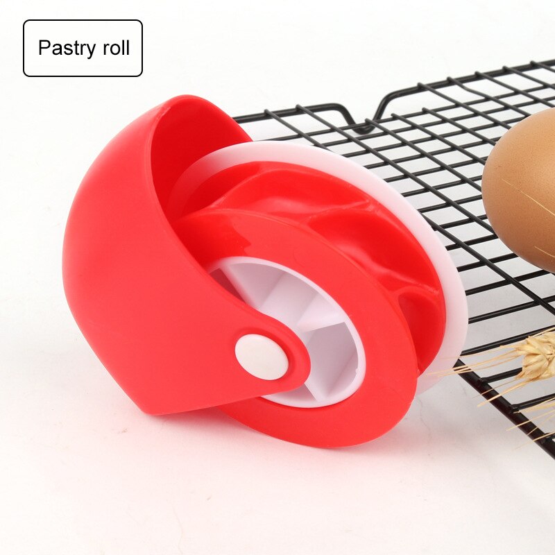 Pizza Pastry Wheel Pie Pastry Cutter DIY Dough Cutting Tools Lattice Rolling Cutter Decoration Baking Tools Kitchen Gadgets