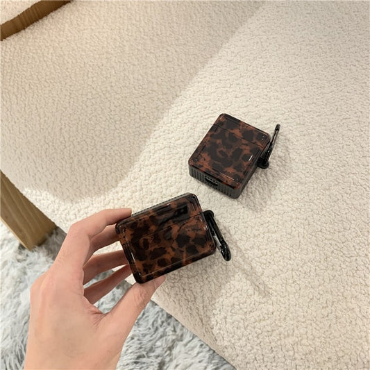 Luxury For Airpods 1 2 Amber Pattern Couple&#39;s Silicon Protective Cover Air Pod 3 Case For Airpods Headphone Carrying Box Fundas