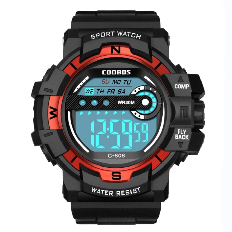 Fashion Men&#39;s LED Digital Watch Date Sport Outdoor Electronic Watch for Men Top Brand Luxury Military Watches relogio masculino