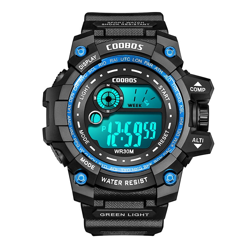 Fashion Men&#39;s LED Digital Watch Date Sport Outdoor Electronic Watch for Men Top Brand Luxury Military Watches relogio masculino