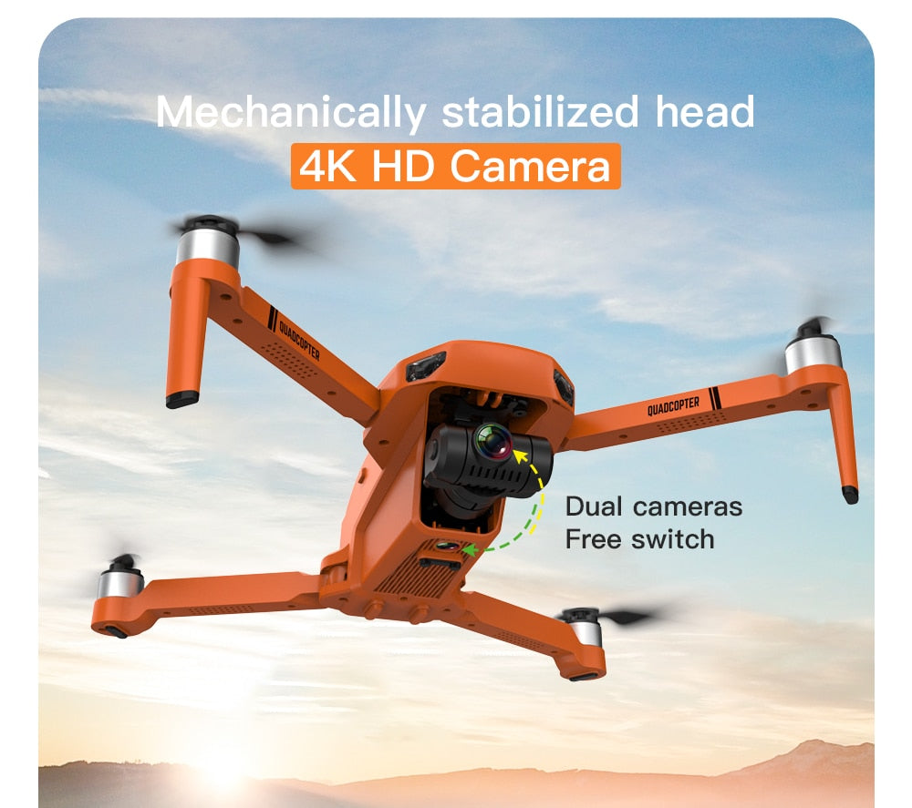 2022 New GPS Drone 4k Profesional 8K HD Camera 2-Axis Gimbal Anti-Shake Aerial Photography Brushless Foldable Quadcopter 1.2km