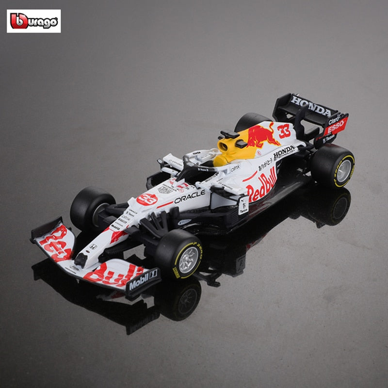 Bburago 1:43 2021 F1 Red Bull Racing RB16B 33# Verstappen 11# Sergio Perez Formula one Simulation alloy super toy car model