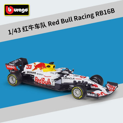 2022 Bburago RB18 Diecast 1:43 Car Red Bull Racing F1 Car Infiniti Racing Model Alloy Toy Formulaed One Car Collection Kid Gift