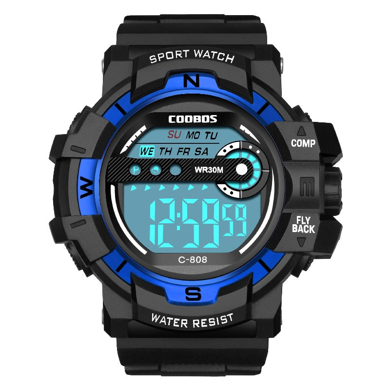 Fashion Men&#39;s LED Digital Watch Date Sport Outdoor Electronic Watch for Men Top Brand Luxury Military Watches relogio masculino