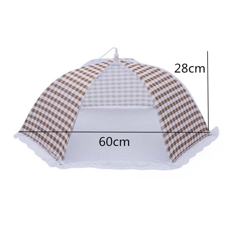 1PC Portable Umbrella Style Food Cover Anti Mosquito Meal Cover Lace Table Home Using Food Cover Kitchen Gadgets Cooking Tools