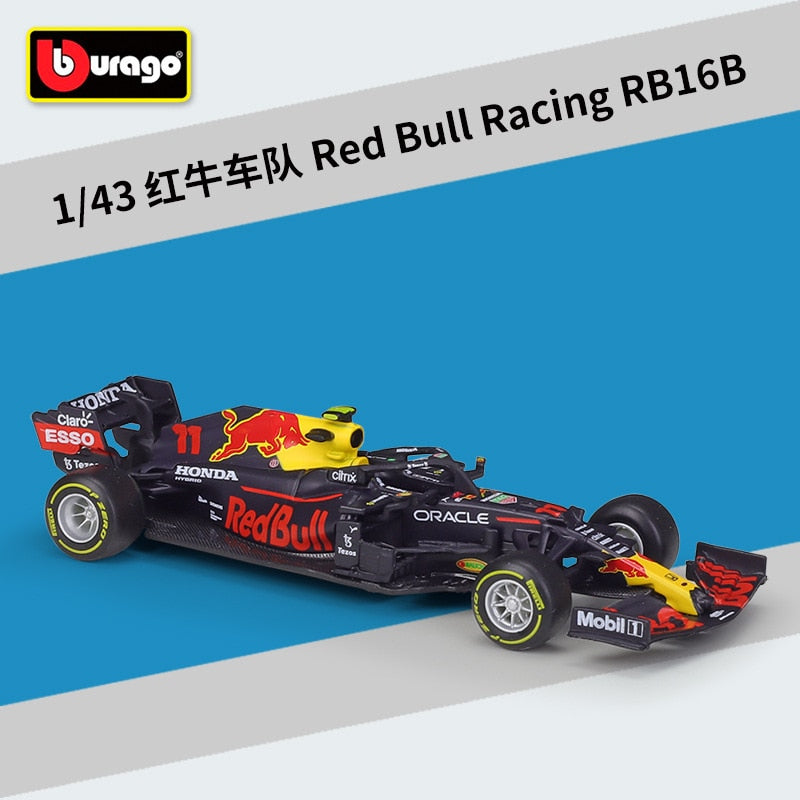 2022 Bburago RB18 Diecast 1:43 Car Red Bull Racing F1 Car Infiniti Racing Model Alloy Toy Formulaed One Car Collection Kid Gift